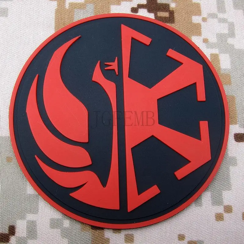 Красный джедай заказ Insignia Старая Республика Логотип 3D ПВХ патч PB1469|the patch|3d pvc