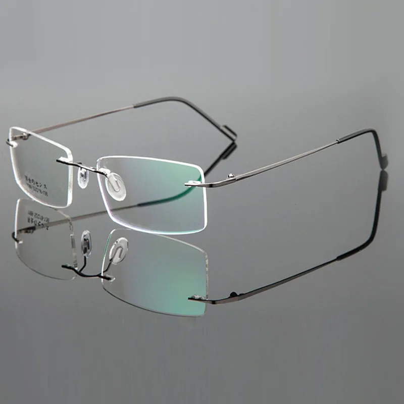 Мужские очки без оправы POLLOCK ультра для очков из сплава мужские Оптические Оправы