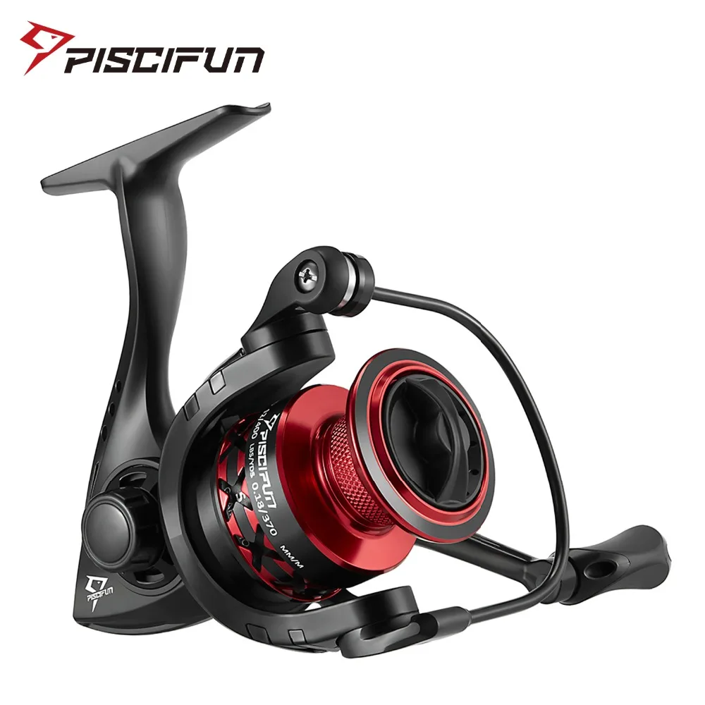 

Piscifun Flame Shallow Spool Spinning Reel 5.2:1 Gear Ratio 10 BB 6.5KG Max Drag 2000 3000 Ultra Smooth Light Fishing Reel