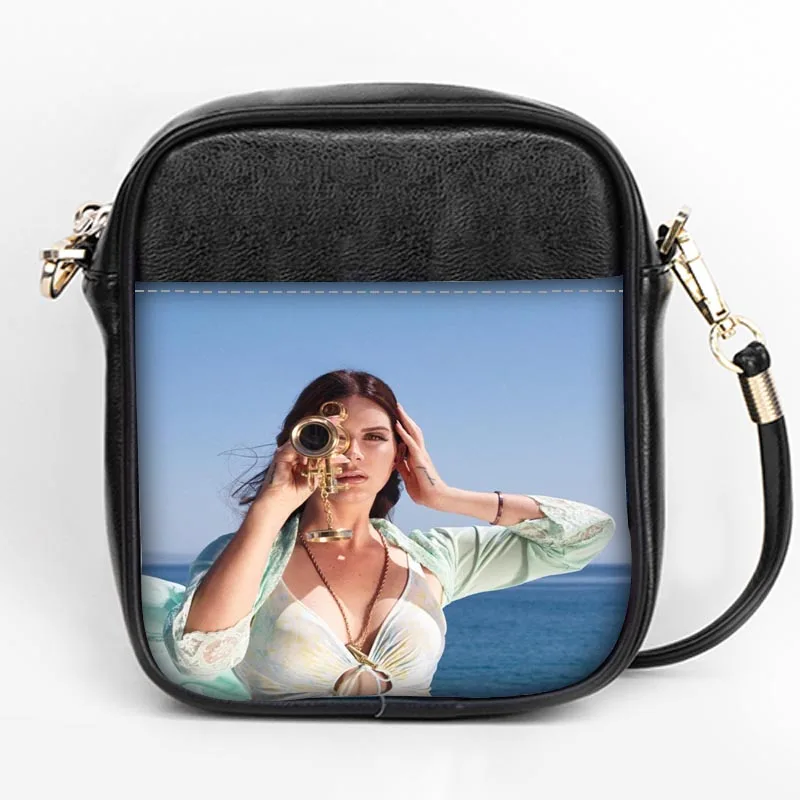 Пользовательские Lana Del Rey Моды Sling Bag Для женщин Слинг сумки на ремне кожа мини девушки Tote вечерние сумка DIY Sling Bag - Цвет: 22