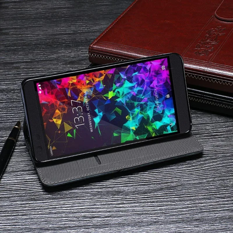 Винтажный кожаный чехол для телефона Razer 2 с магнитной застежкой 5 72 дюймов PU ретро