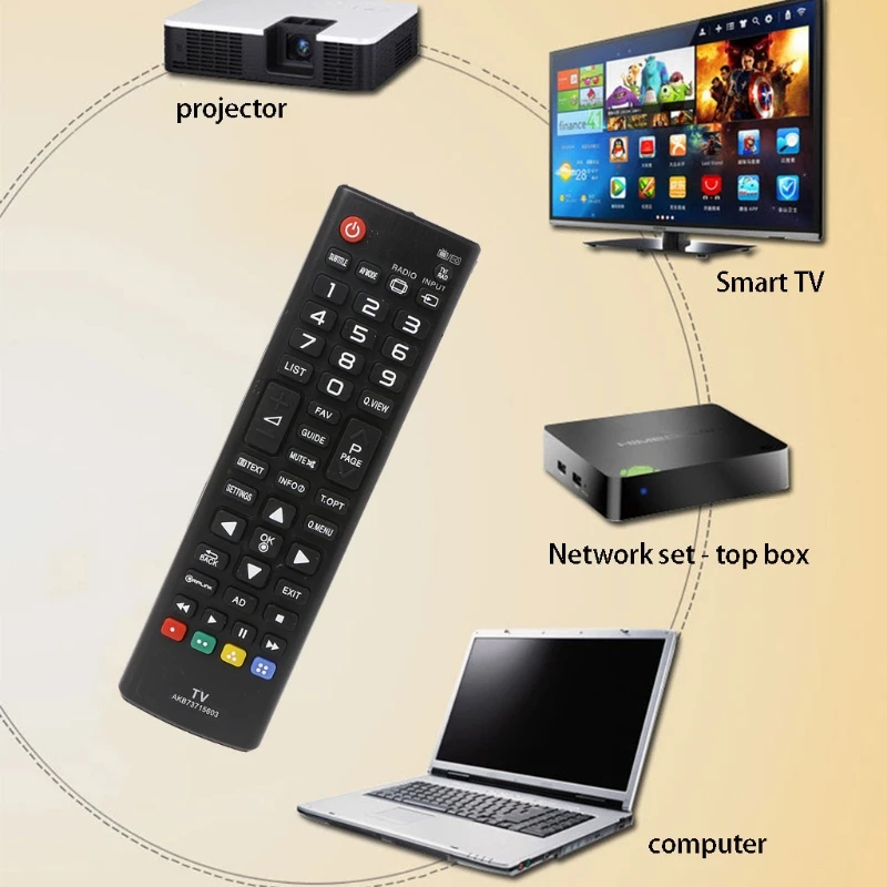 Сменный пульт дистанционного управления для LG AKB73715603 47lN5400 42PN450B светодиодный