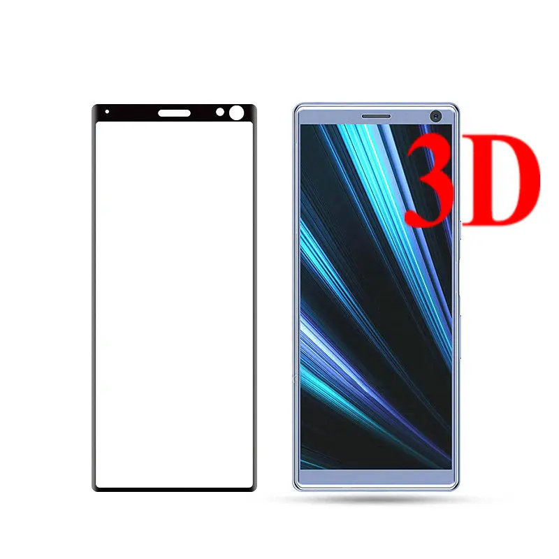 Защитное стекло закаленное 3D 9H для Sony Xperia 10/I3113/I4113/I4193/Sony 10 Plus|Сумки телефона| |