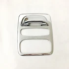 Для Renault Clio Характеристическая вязкость полимера Clio 4 2013 2014 2015 АБС хромированная Защитная панель для чтения светильник абажур Панель накладка автомобиля Средства для укладки волос