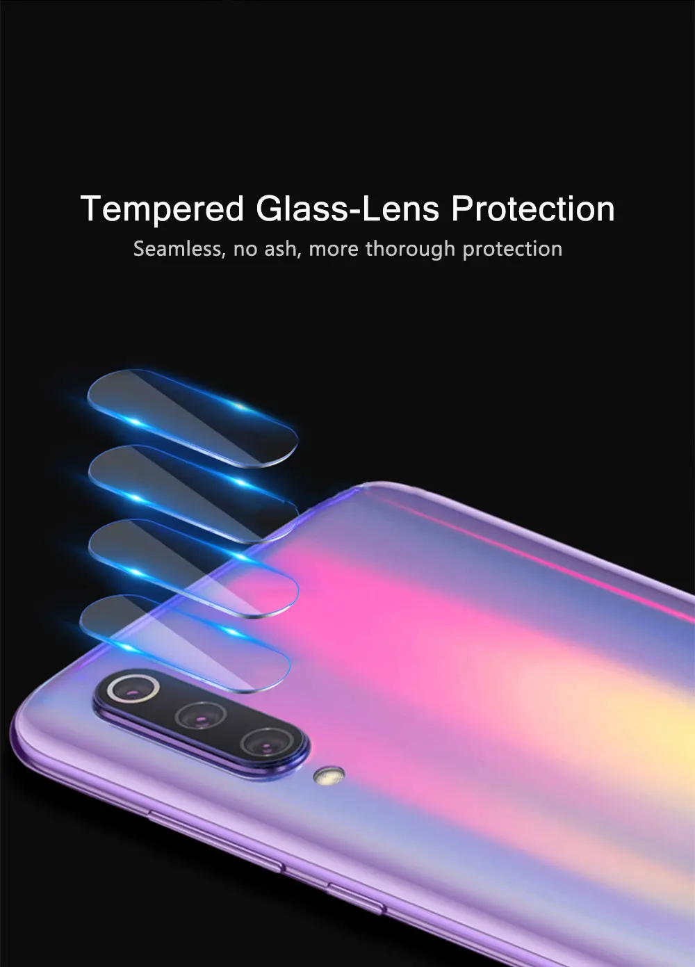 Стекло для камеры для Xiaomi Mi A3 CC9, закаленное стекло, Задняя крышка объектива камеры, Защитная пленка для Xiaomi Mi A3 Lite CC9e, глобальная стеклянная пленка