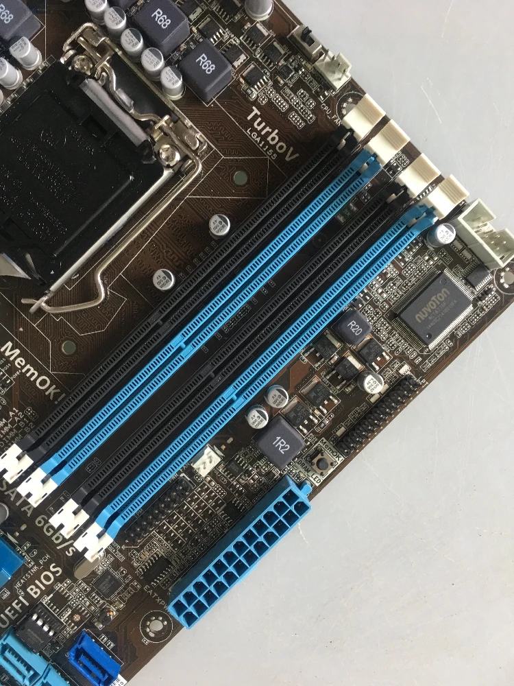 ASUS P8Z68-M PRO оригинальная материнская плата LGA 1155 DDR3 USB2.0 32 Гб DVI VGA HDMI Z68 б/у настольная материнская плата