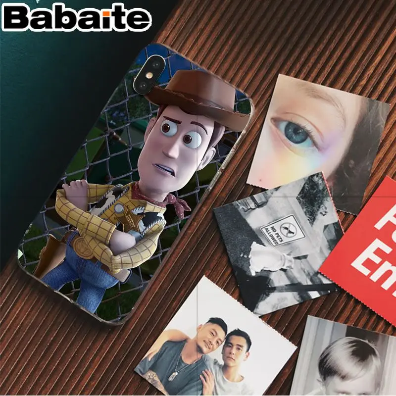 Babaite Toy Story Woody Забавный чехол для телефона Apple iPhone 8 7 6 6S Plus X XS max 5 5S SE XR Чехол для мобильного телефона