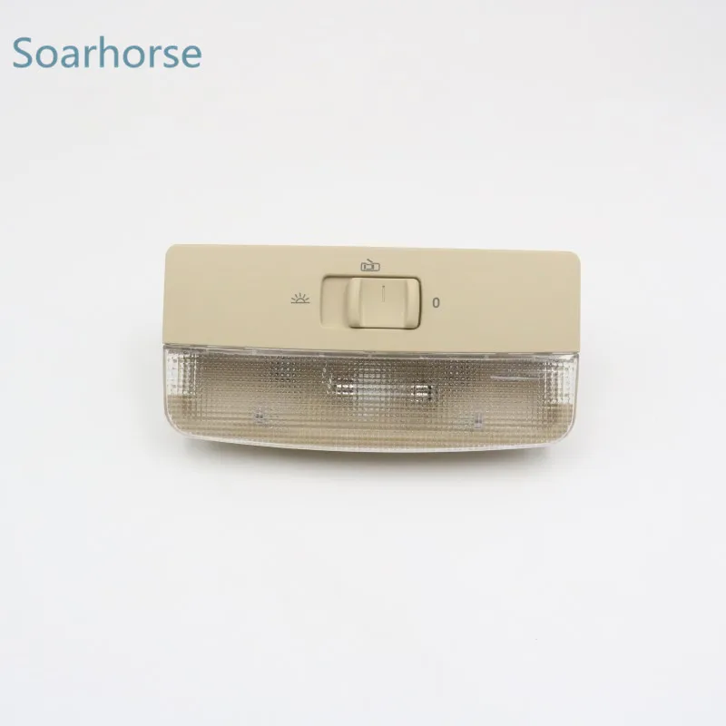 beige color Автомобильный купольный светильник для чтения Интерьер лампы для VW Polo 9N Bora Golf MK4 до лисы для Skoda Octavia, Fabia Citigo для Seat Ibiza Cordoba - Испускаемый цвет: beige color