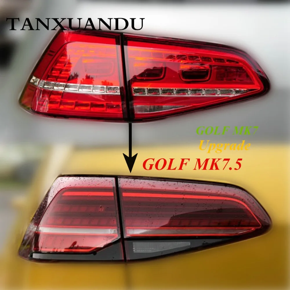 Динамический светодиодный фонарь Golf 7 5 R 1 комплект темно красный световой