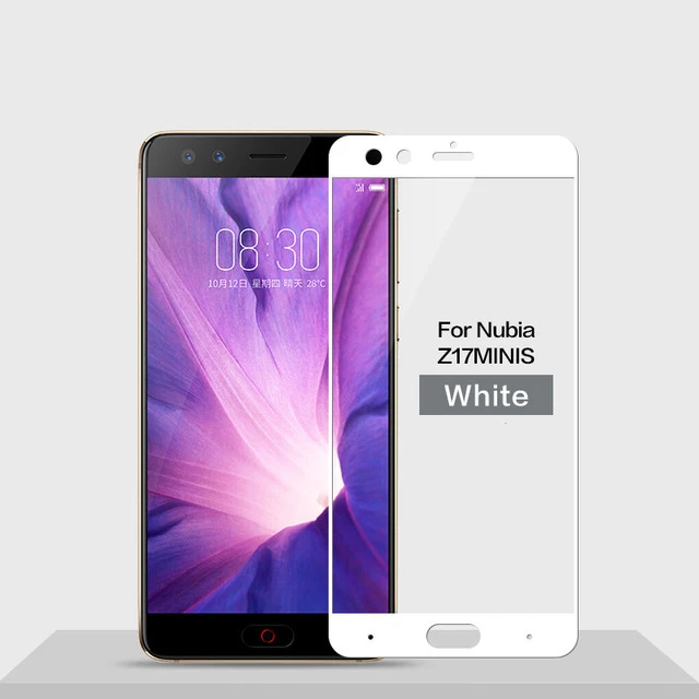 Закаленное стекло с полным покрытием для ZTE Nubia Z17 Mini S защитная пленка экрана