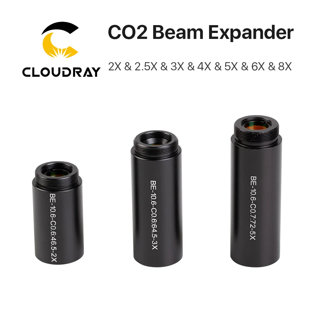 Cloudray CO2 Лазерная 10600nm лазер расширитель пучка 2X 2.5X 3X 4X лазера гальванометра