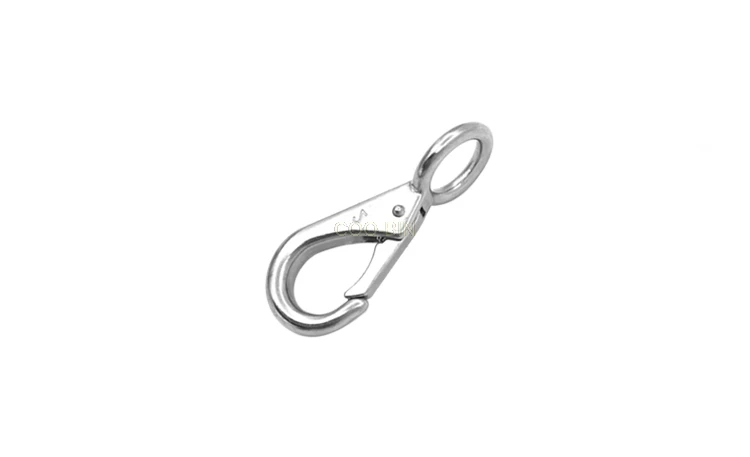 316 направляющий безопасный крючок из нержавеющей стали морской пружинный зажим