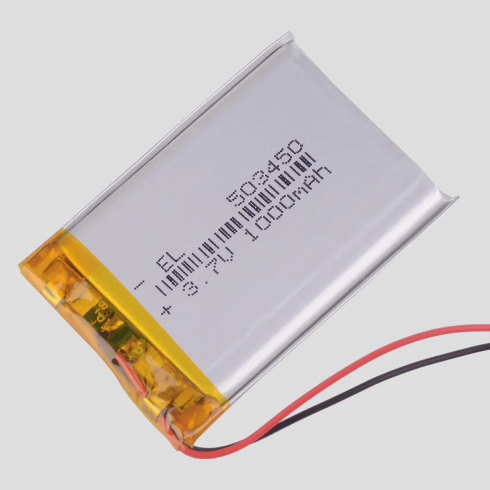 Литий полимерные литий аккумуляторы 503450 1000 мАч для Mp3 MP4 MP5 GPS psp Автомобильный