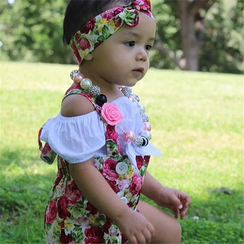 Коллекция 2017 года новые летние комплекты одежды для маленьких девочек Футболка