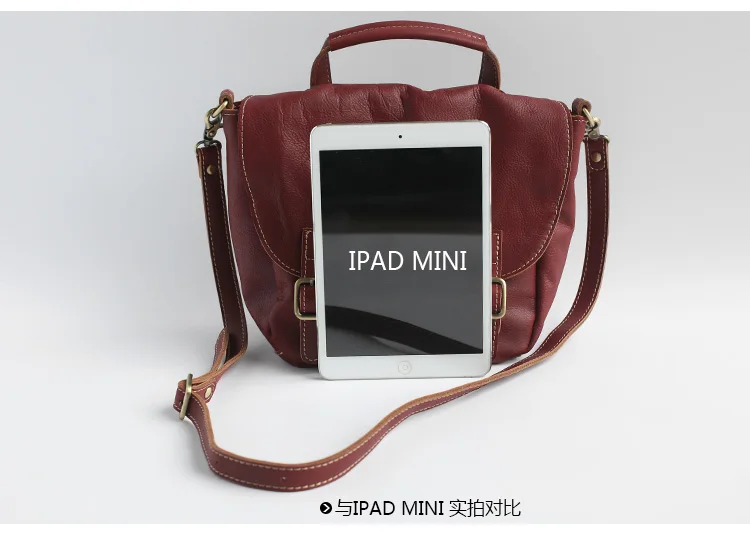 Женская винтажная сумка Sen из натуральной кожи маленькая сумочка