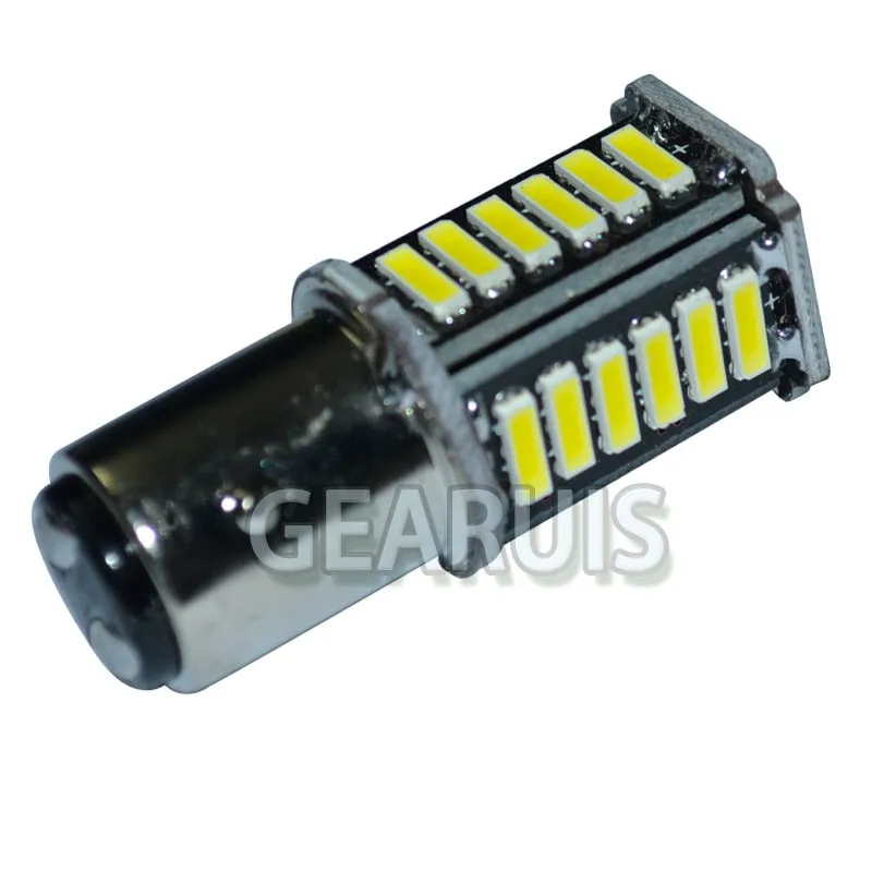 100 шт. светодиодсветодиодный лампы высокой яркости P21/5 Вт 1157 BAY15D 28 SMD 7020 280MA 28SMD для