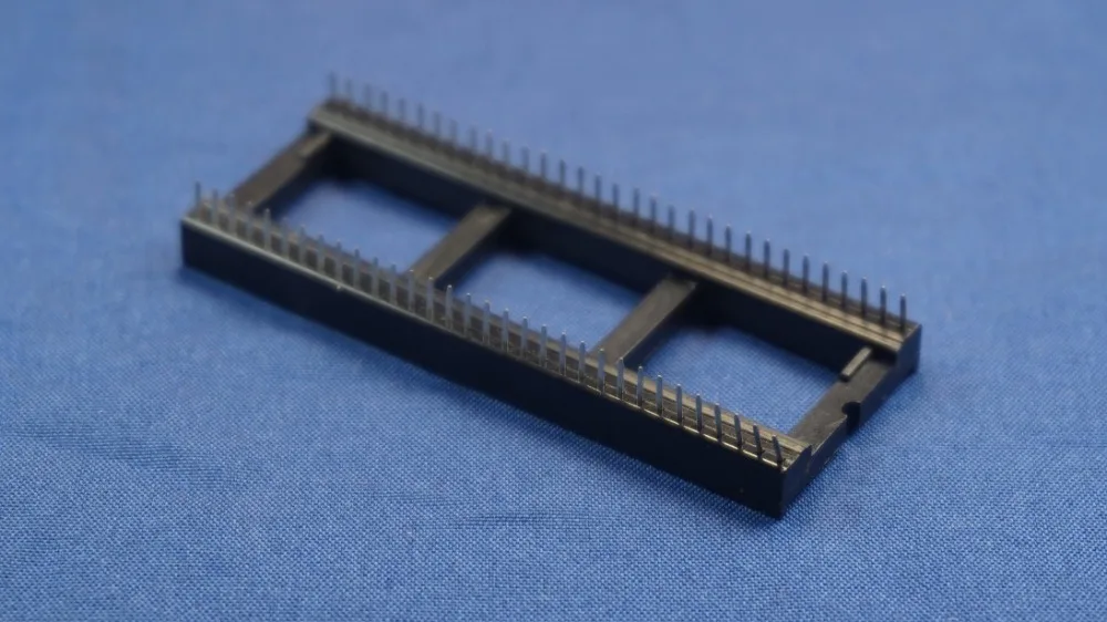 10 шт. IC розетка 64 Pin 1 778 мм Шаг 2 ряда с оловянной пластиной вертикальное погружение