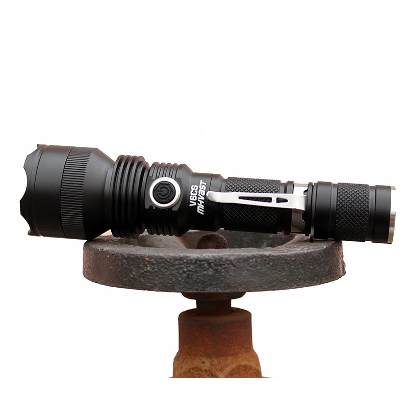Mhhuge V6CS CREE XM L2 LED или XPE красный светодиодный фонарик с регулировкой яркости
