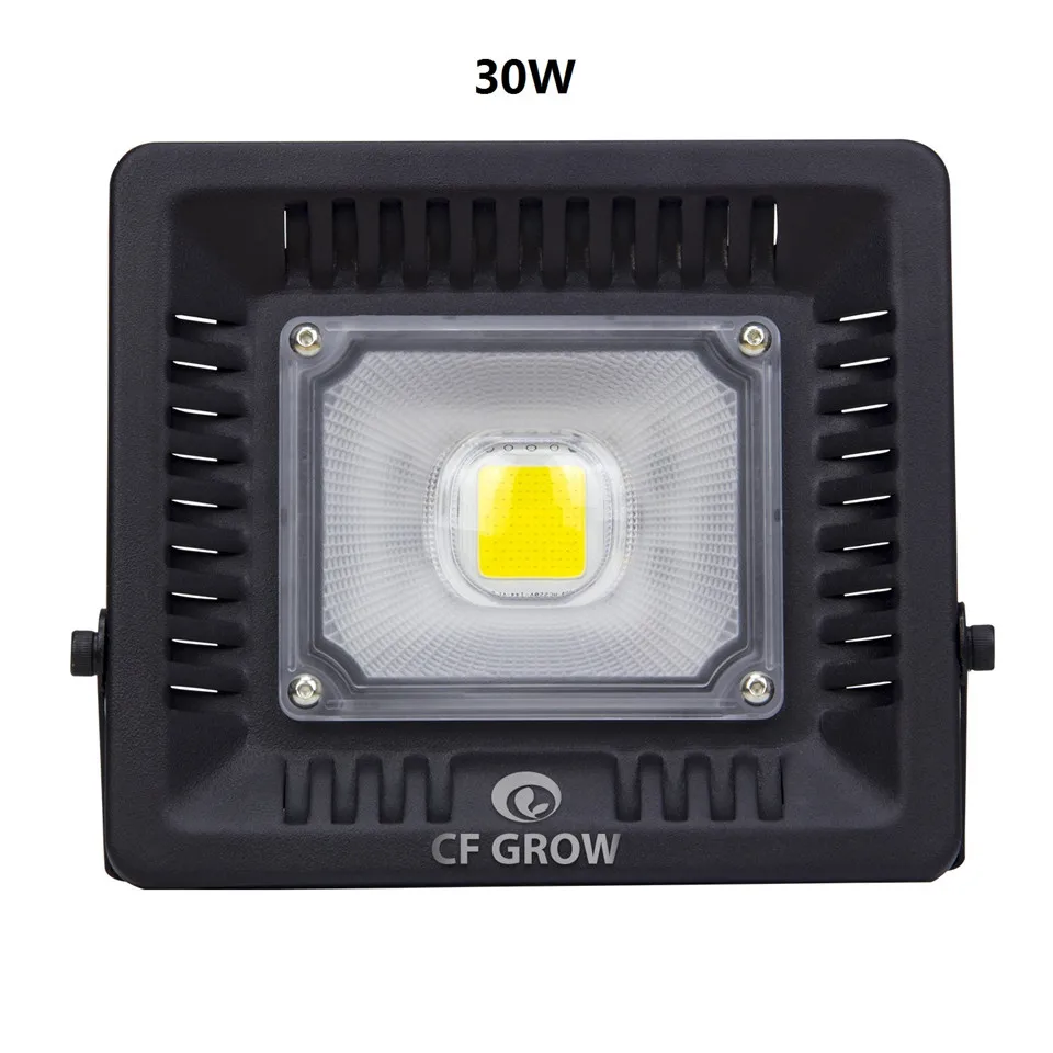 CF Grow Светодиодный прожектор светильник Водонепроницаемый IP67 30 Вт 50 Вт 100 Вт светодиодной матрицы COB Светодиодный прожектор светильник 110V 220V Открытый стены светодиодное освещение для сада