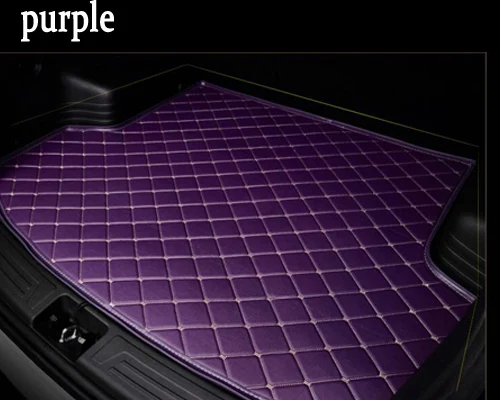Purple Хорошее качество подходит для багажника автомобиля коврик для Audi A1 A4 A6 A7 A8 Q3 Q5 Q7 TT 3D автомобиль-Стайлинг сверхмощный любую погоду лоток ковер грузовой вкладыш - Название цвета: Purple