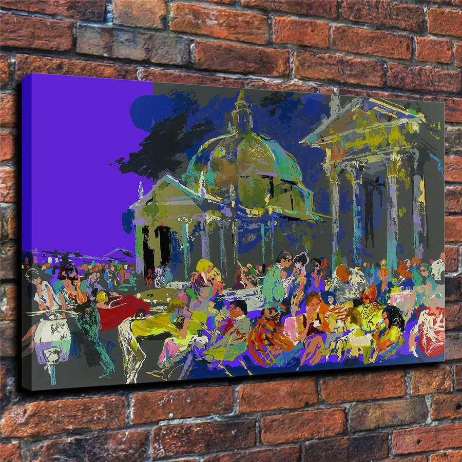 LeRoy Neiman музыка и спорт событие цветной принт Холст Картина гостиная спальня