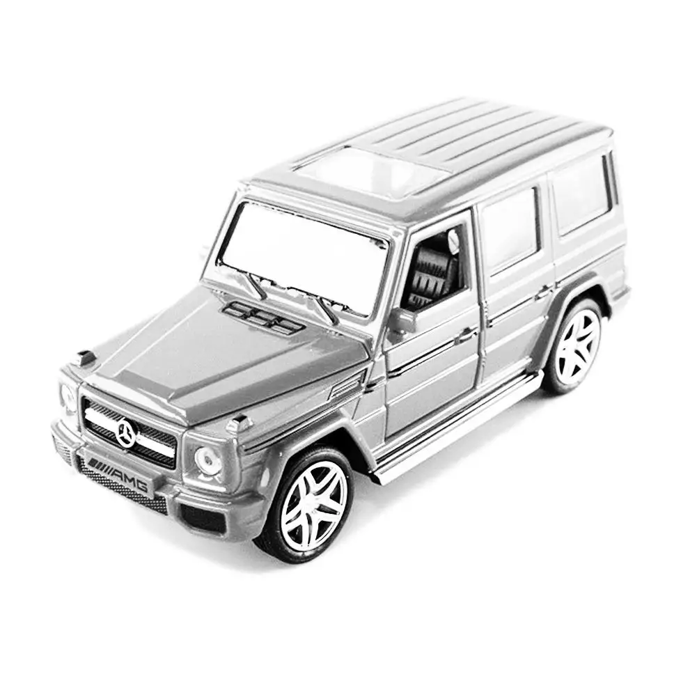 White Модель автомобиля из 1:32 сплава, модель автомобиля, игрушечный звуковой светильник, игрушечный автомобиль для G65 SUV AMG, игрушки для мальчиков, детский подарок - Цвет: White