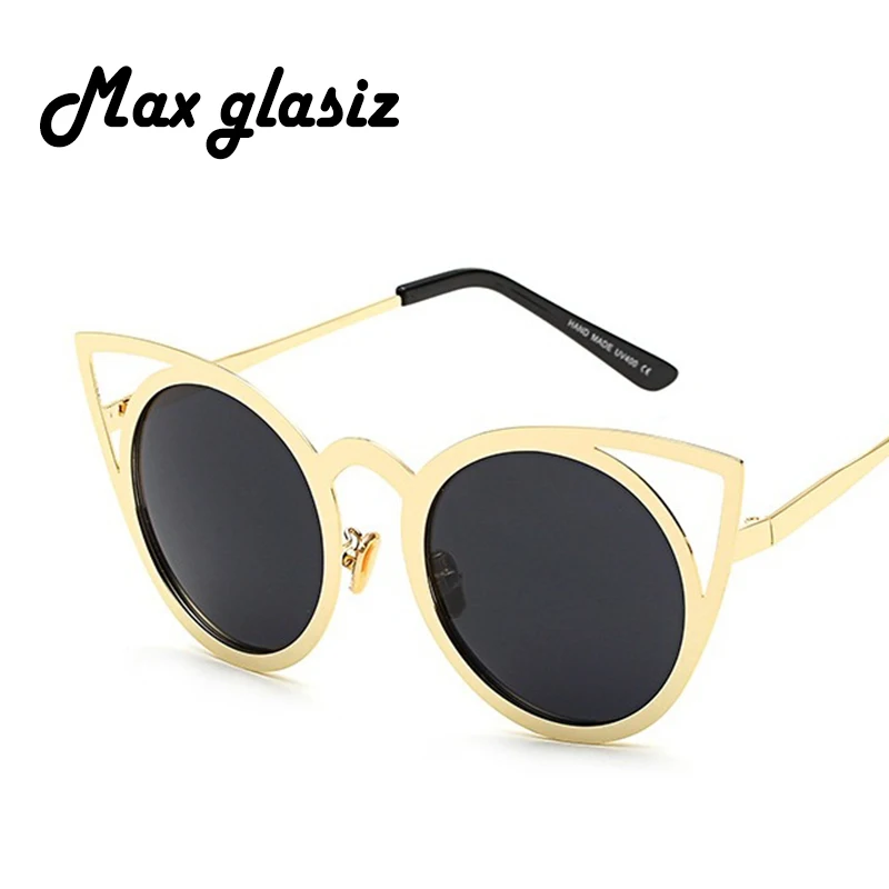 Женские солнцезащитные очки кошачий глаз брендовые дизайнерские ретро