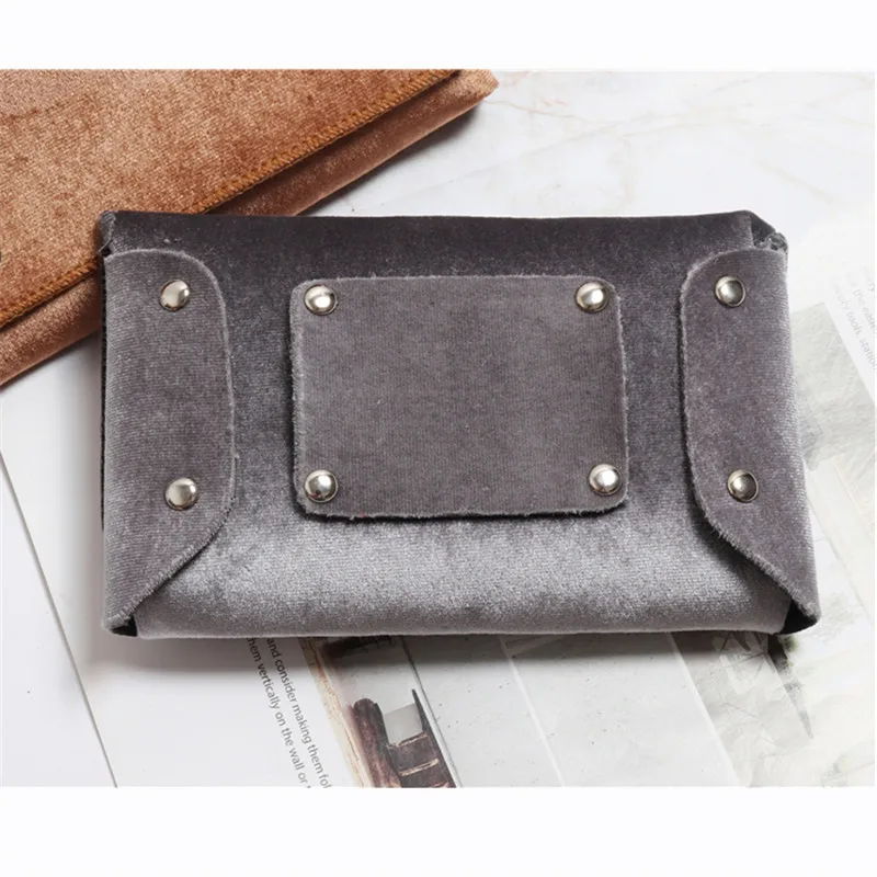 

Mihaivina Waist Belt Bag For Women Velvet Female Waist Packs Fashion Simple Designer Fanny Pack Waist Bags Vintage Hip Bum Bag