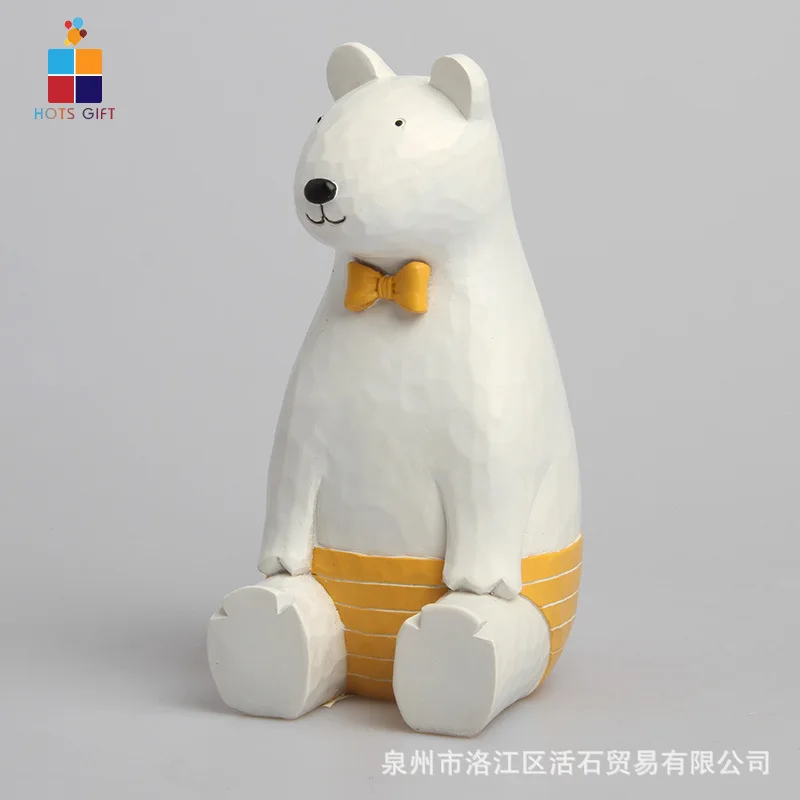 Геометрический мультяшный Мишка для хранения креативное Скандинавское