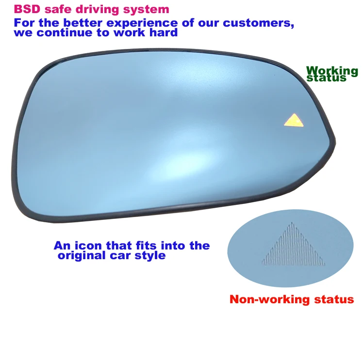 BSD BSM микроволновый датчик слепое пятно зеркало с мощной головкой функция