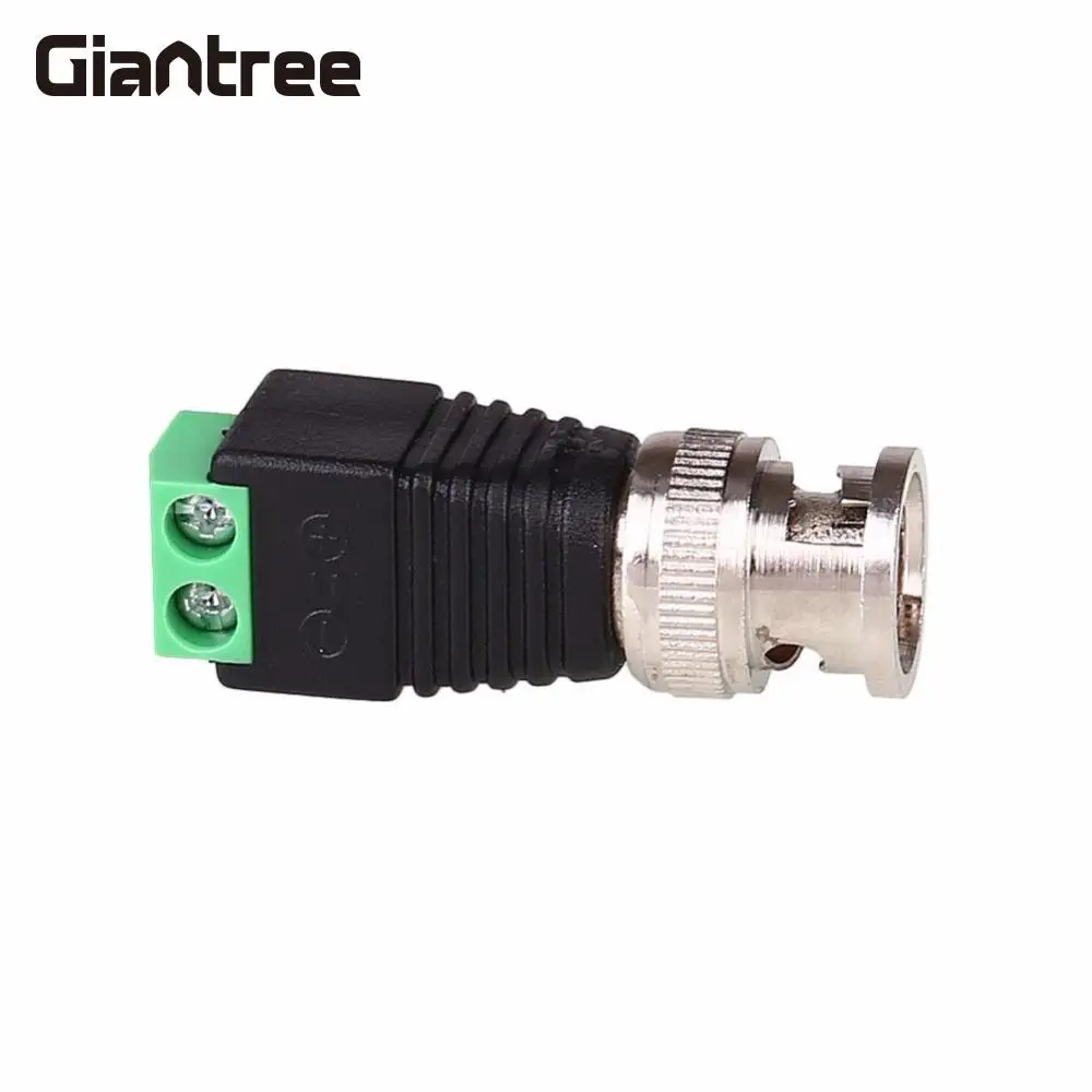 Giantree Vedio BNC коннектор IR 73 Разъем для CCTV безопасности зеленая камера наблюдения