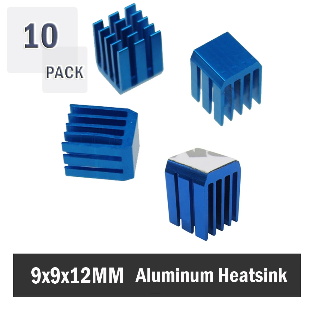 Gdstime Алюминий Мини IC охлаждение чипсет кулер радиаторы 9x9x12 мм 10 шт.|heat sink|chipset
