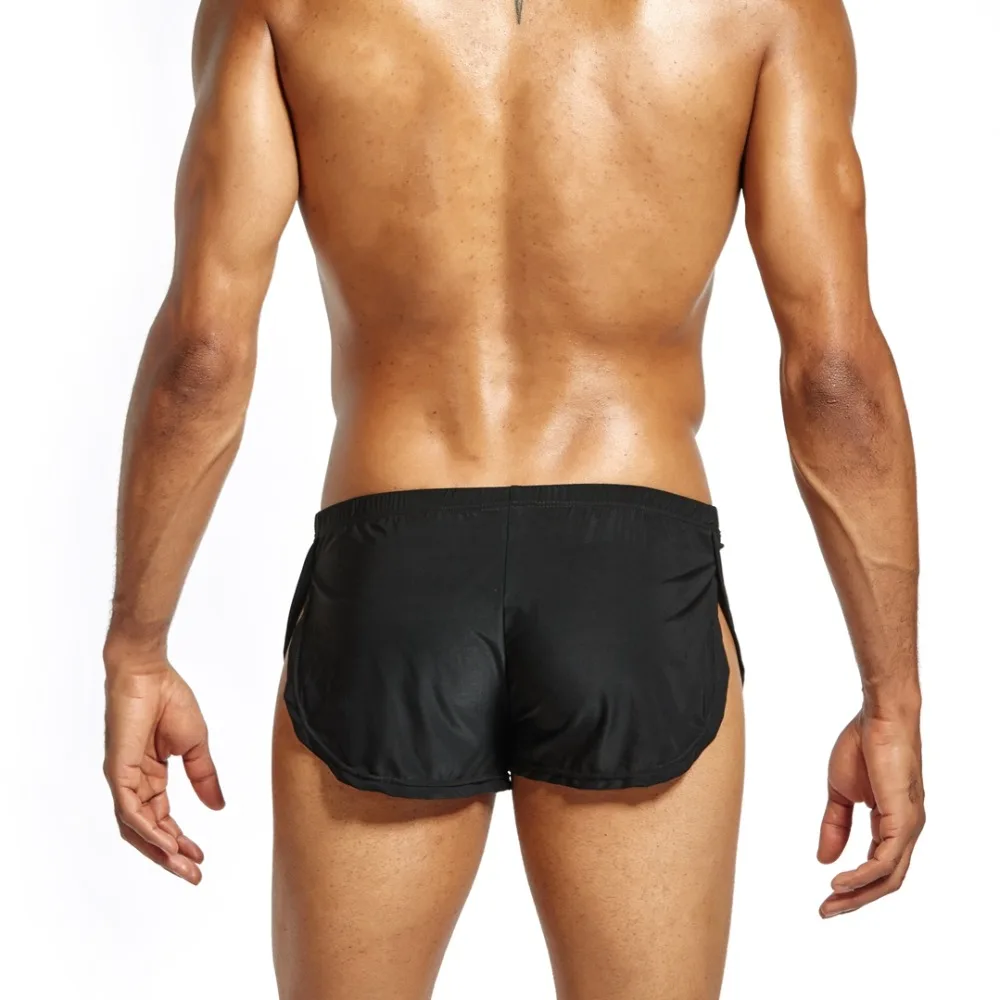 JOCKMAIL, Фирменное Сексуальное мужское нижнее белье, боксерские шорты для геев, с мешочком для пениса, мужские трусы, дышащие боксеры, домашняя одежда, шорты, Гей Нижнее белье