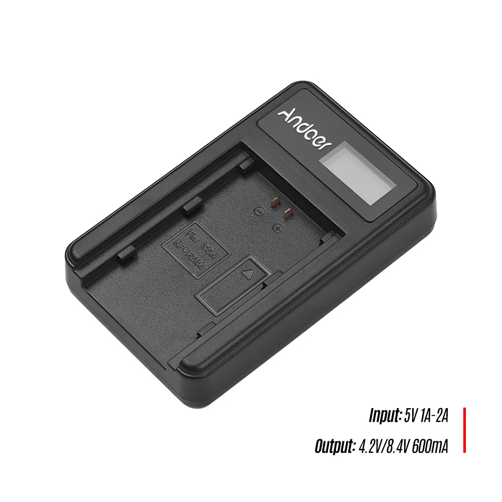 Зарядное устройство USB камеры Andoer для Sony NP FZ100 A7III A7RIII A7SIII A9|Аксессуары фотостудии|