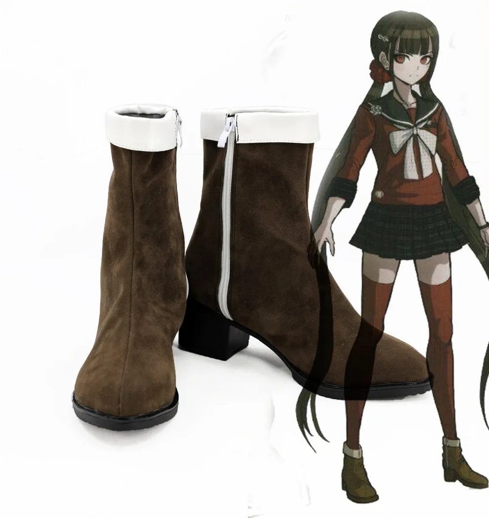 

Danganronpa V3 Косплэй обувь Harukawa Маки Сапоги Косплей на Хеллоуин