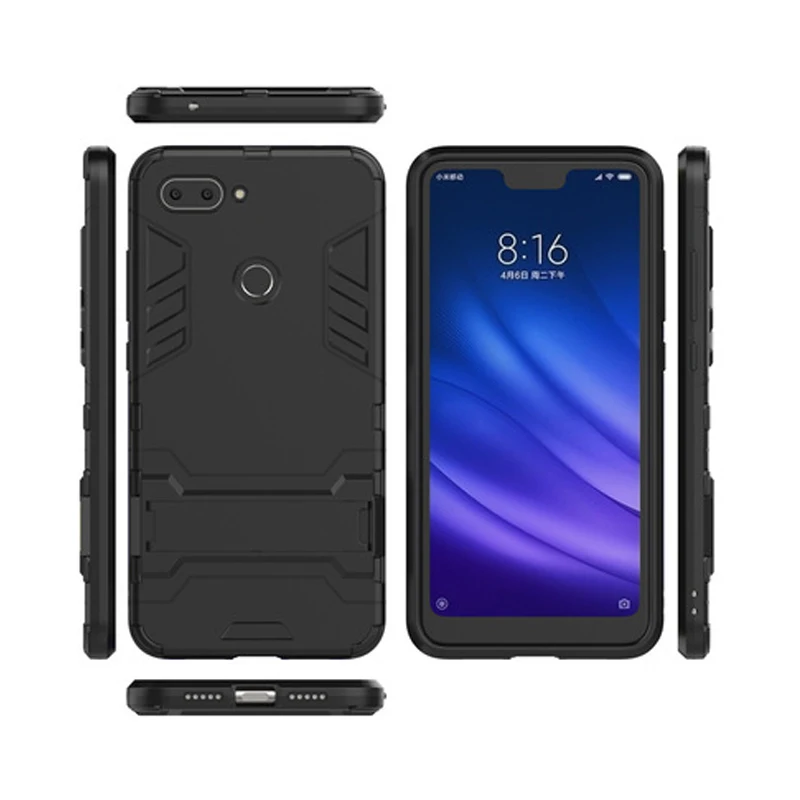 Бронированный защитный чехол Железного человека для телефона xiaomi 8Lite ТПУ Рамка
