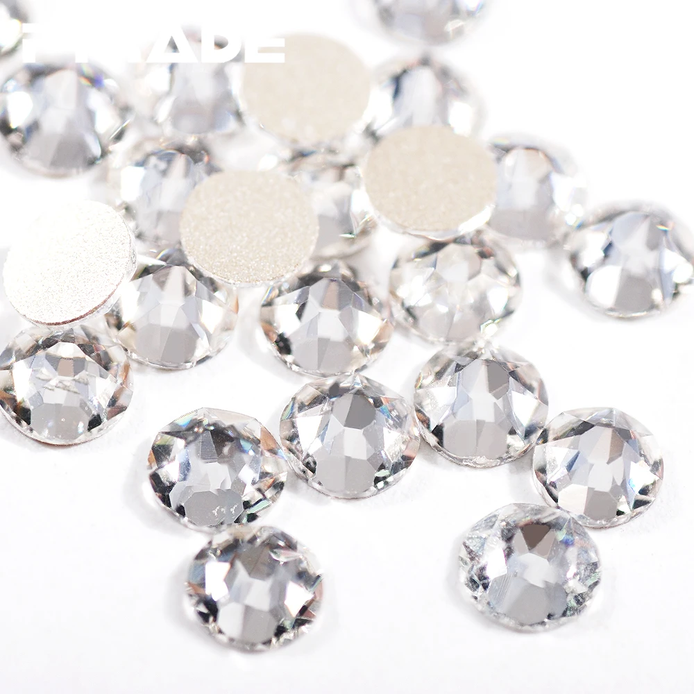 SS20 5 мм кристально Белый Стразы Новый граненый камень с 8 большими + маленькими