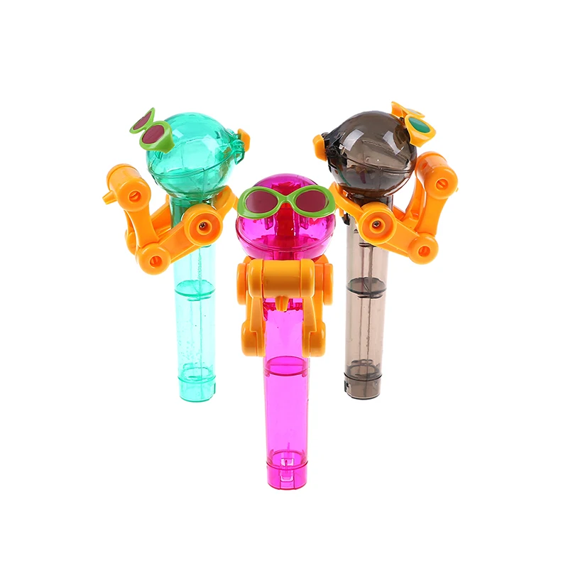 

Creative Personality Toys Lollipop Holder Decompression Toys Lollipop Robot Toy Gift Random Colors Delivery Hot Sale