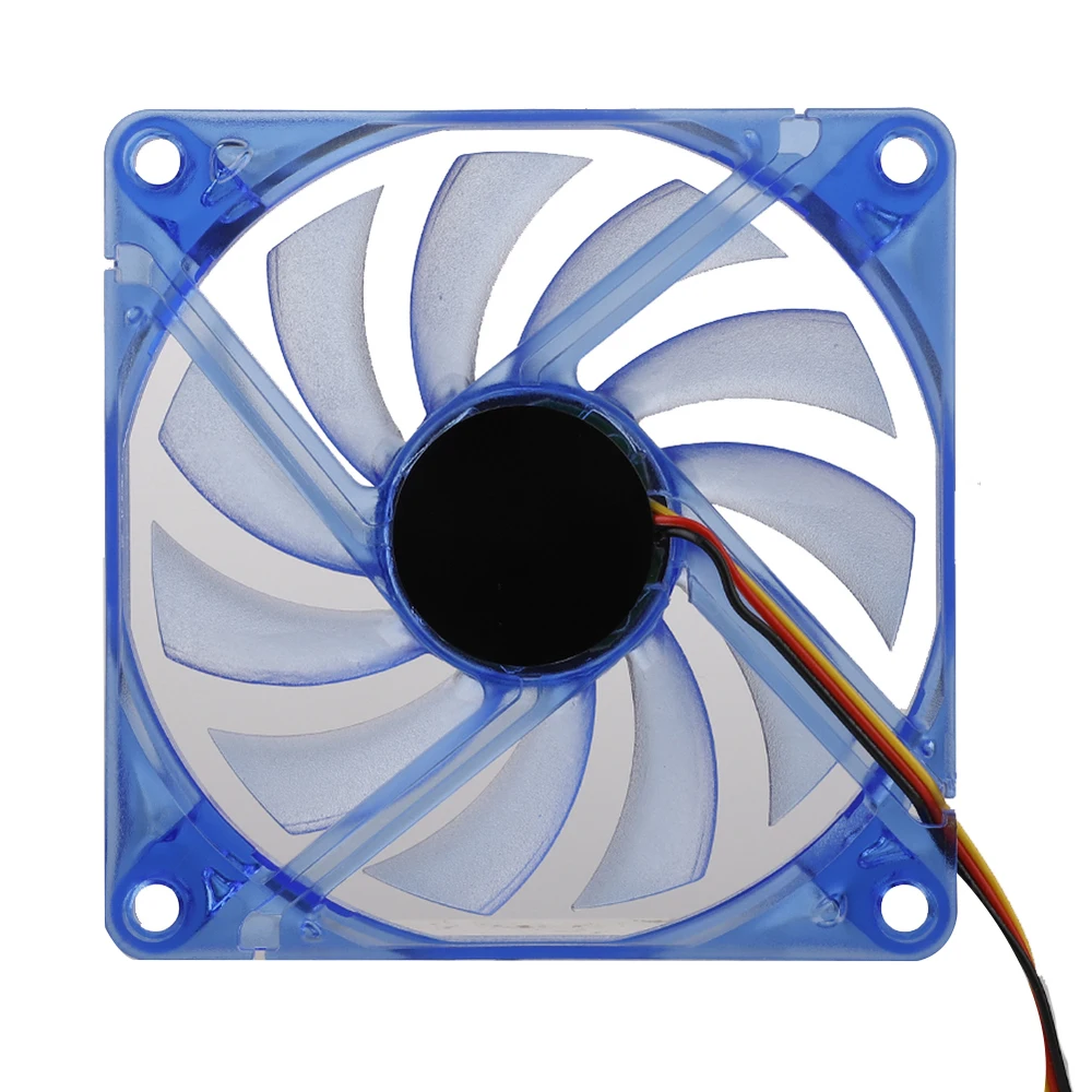 3Pin 12V компьютерный ПК выделенный вентилятор кулер для процессора бесшумный 8025 с 7
