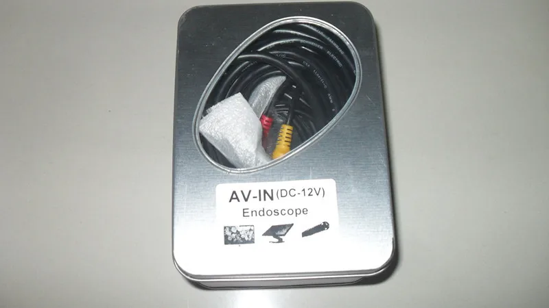 AV10M DC 12V воды доказательство IP67 CMOS видеокамера со смотровым бороскопом AV камера
