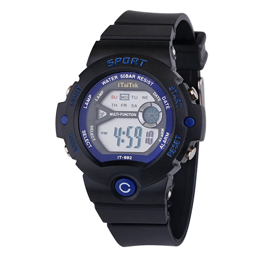 Reloj mujer женские часы спортивные часы многофункциональные водонепроницаемые светящиеся модные электронные часы bayan kol saati