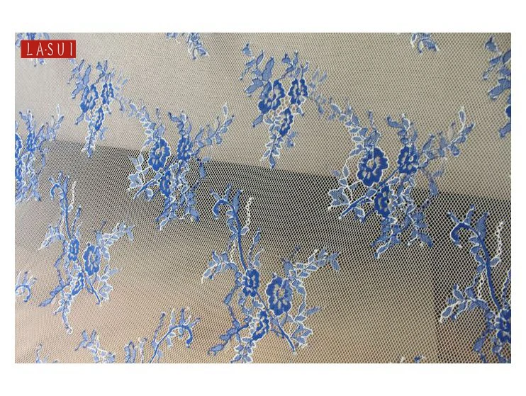 LASUI 1,5 м* 3 м = 1 лот изысканной роскоши 2 цвета craft уникальный и благородный синий и белый толстый высокая-конец торжественное платье ткань C0076