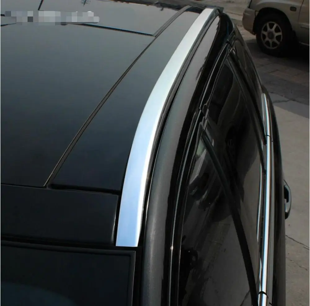 Для Ford Edge 2011 2012 2013 2014 алюминиевый сплав серебра Топ рейлинги Rack Боковые стержни