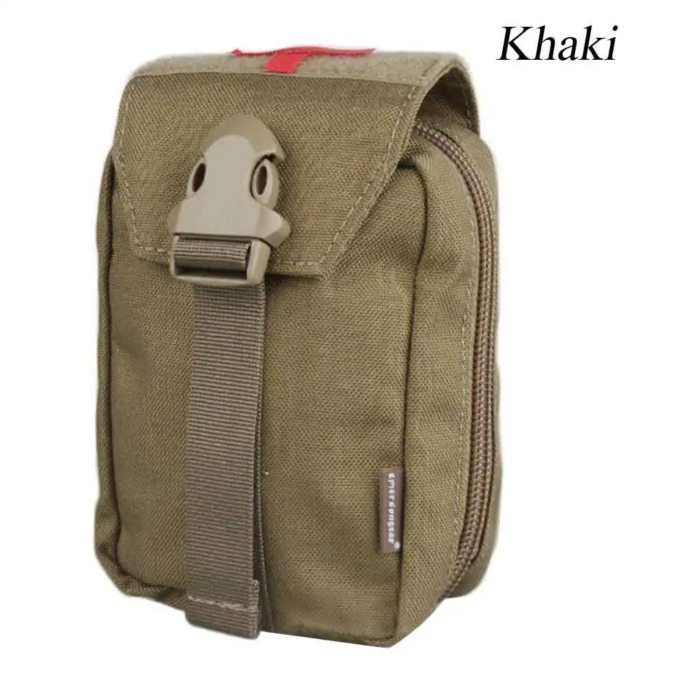 EMERSONGEAR тактическая сумка для первой помощи Molle Kit медицинская сумка Военная хозяйственная сумка для пейнтбола EDC сумка мультикам черный EM6368 - Цвет: KH