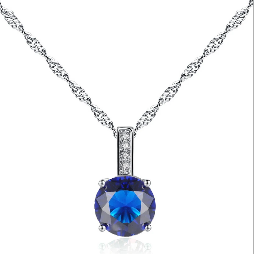 Закругленный циркон ожерелье|zircon necklace|necklace necklacenecklace round |