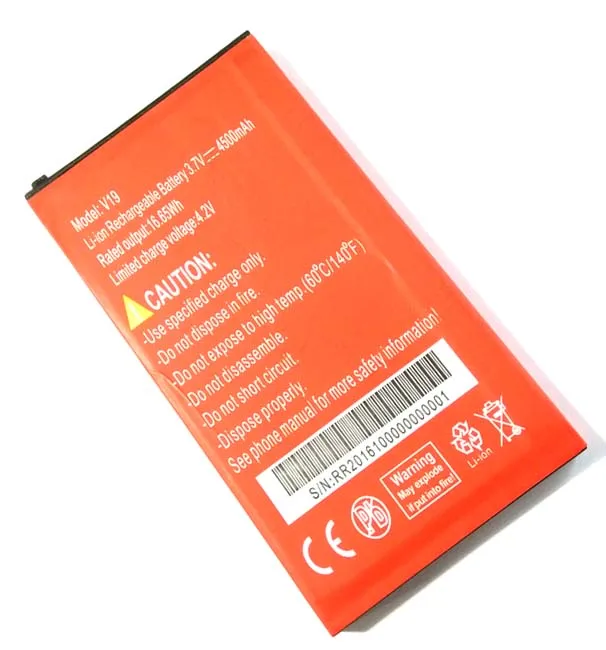 Guophone v19 телефон батарея 4500 мАч для GuoPhone V19 Android смартфон MTK6580 4 ядра 4,5 дюймов