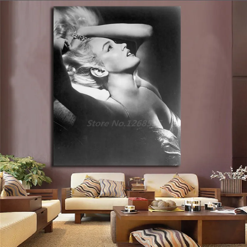 Marilyns Monroes HD настенные художественные Холст Плакаты печать картины работы для