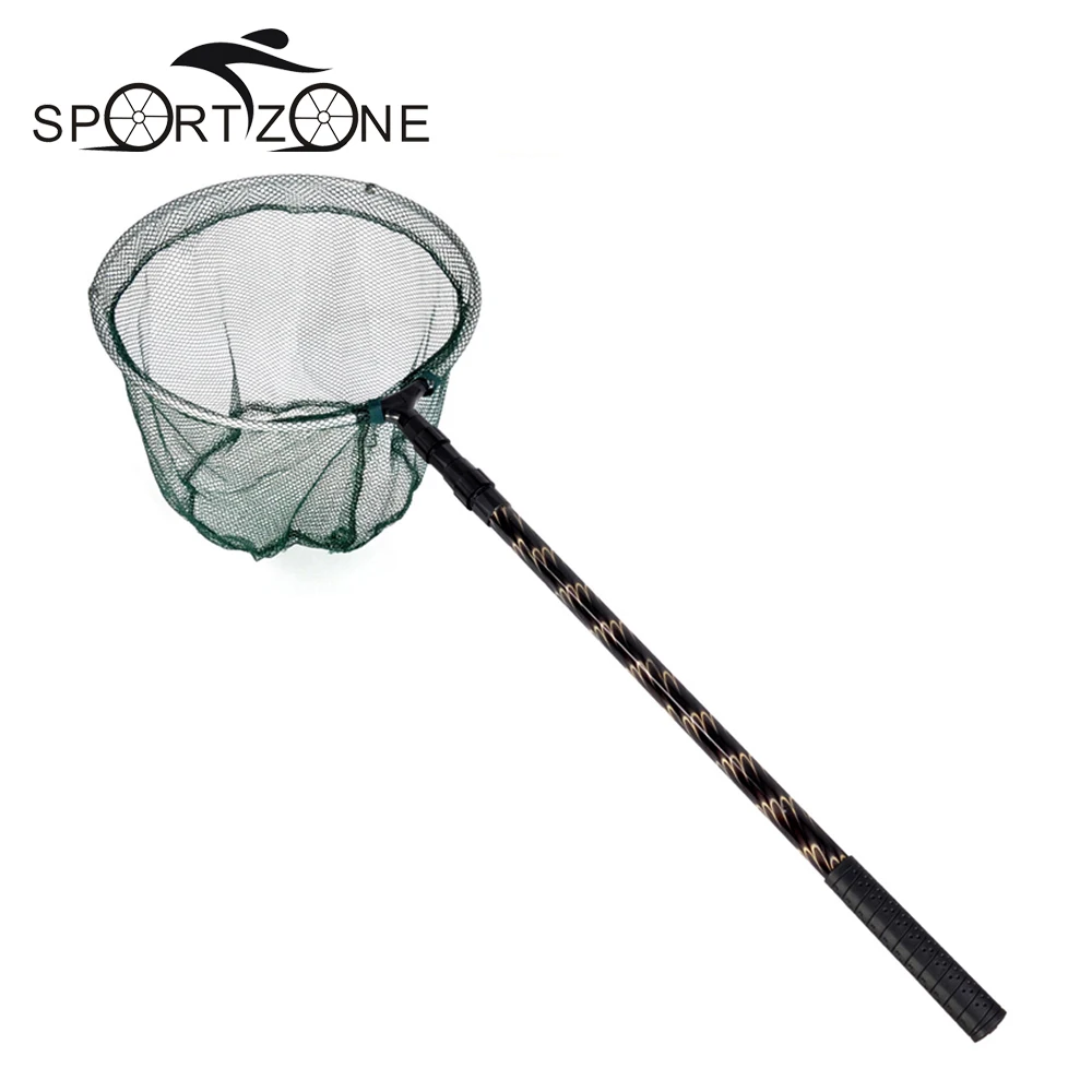 146 см/180 см рыболовная сеть Выдвижная телескопическая алюминиевый сплав складная