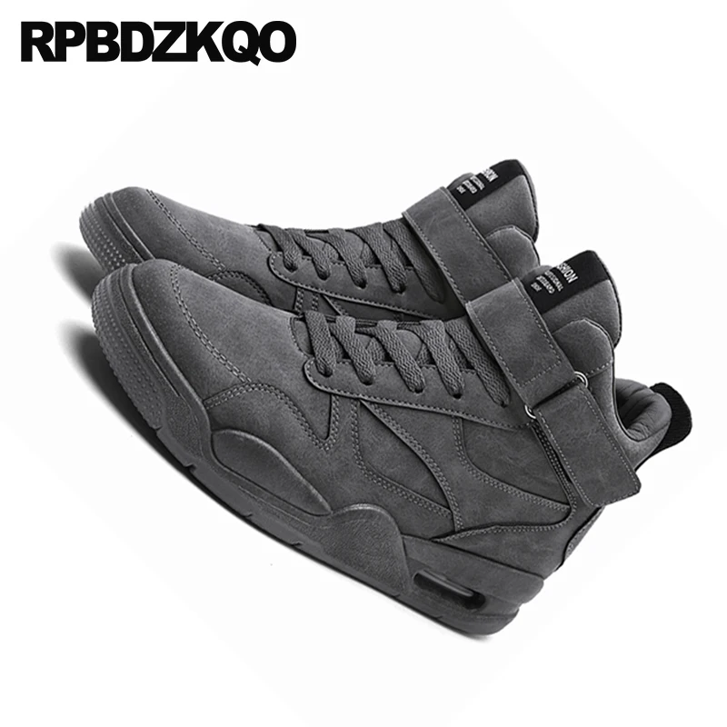 Кроссовки мужские кожаные на платформе Повседневные Легкие Сникерсы для