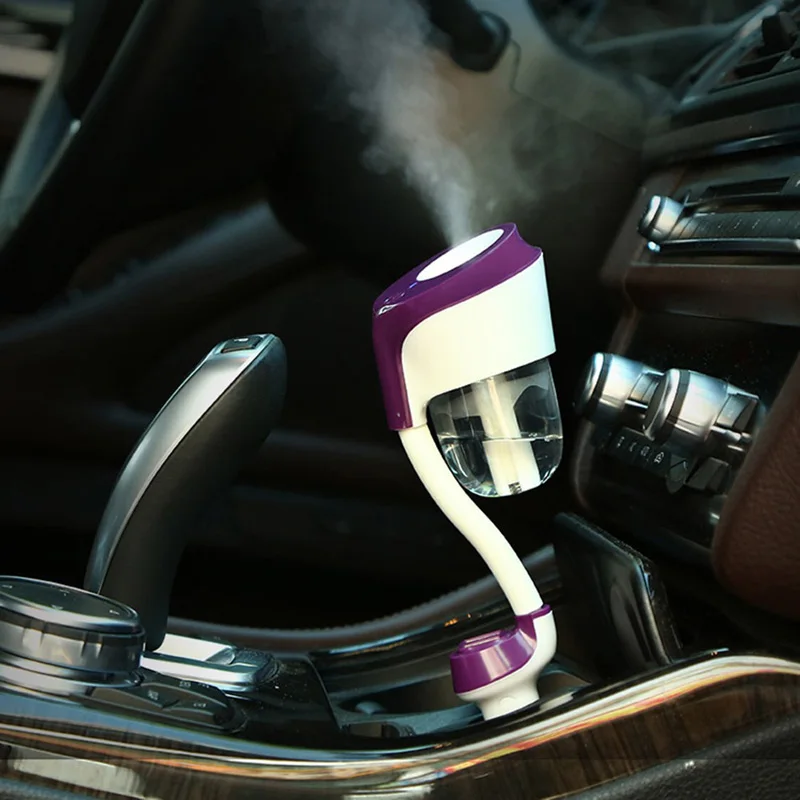 Увлажнитель воздуха автомобильный с 2USB портами 12 В|car humidifier|maker foggerdiffuser aromatherapy |